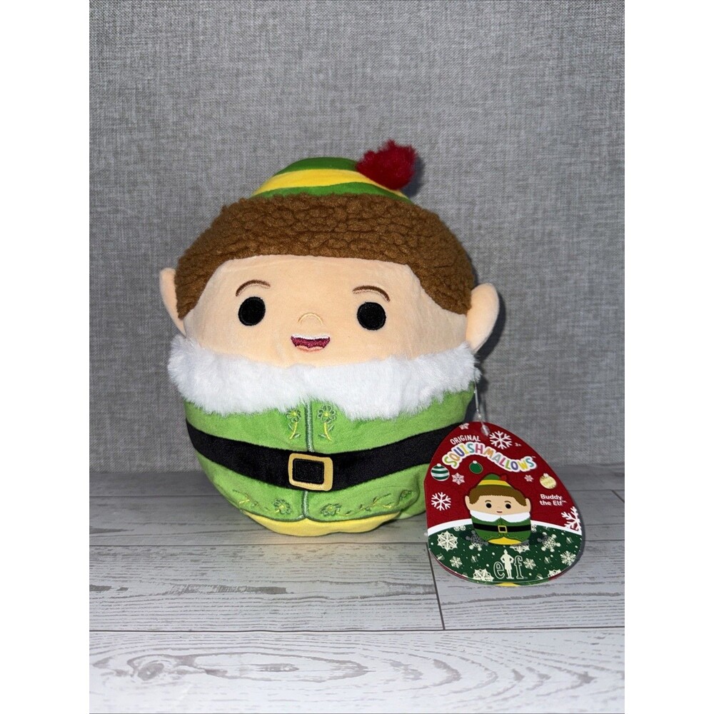 Squishmallows Buddy the Elf 7-8 Inch 2025 Christmas Release Exclusive Plush NEW